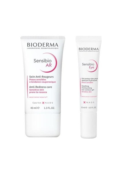 Bioderma Sensibio AR Cream 40 ML +Bioderma Sensibio Eye Contour Gel 15 ML