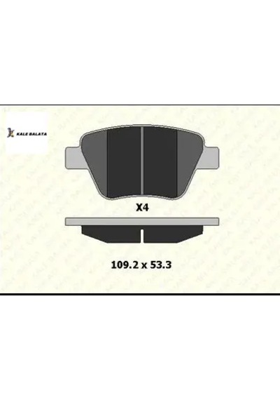 Arka Balata Caddy-golf6-jetta-a3-octavıa-superb 10 Gdb1841 Kale Balata 5k0698451/ 5k0698451a/ 2k5698451