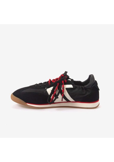 Back70 Kadın Bağcıklı Süet Spor & Sneaker Ayakkabı A26 siyah