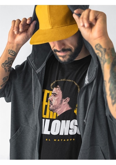 Flood Of Style Fernando Alonso El Matador Siyah T-shirt