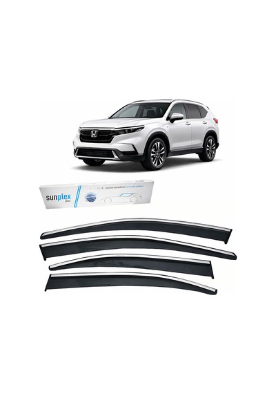 Sunplex Honda Crv 2022- Krom Cam Rüzgarlığı 4 Parça