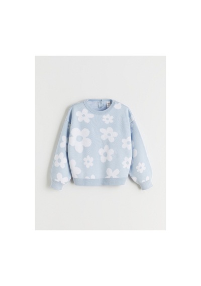 LC Waikiki Alıta Cıty Farkıyla Lcw Kids Mavi Çiçek Desenli Kız Çocuk Triko Kazak Mavi - 925578206 Mavi LC Waikiki Alıta Cıty Farkıyla Lcw Kids Mavi Çiçek Desenli Kız Çocuk Triko Kazak Mavi - 925578206 Mavi