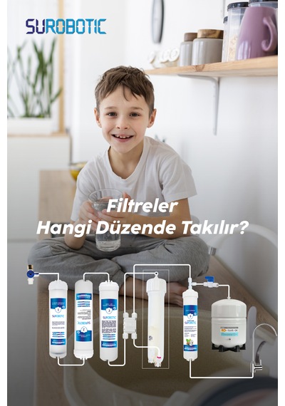 Inline Premium 5000 Serisi Yedek 4'lü Su Arıtma Filtresi
