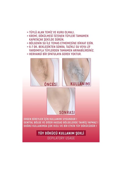 Pratik Tüy Dökücü Ve Azaltıcı 200 Ml - Kadın Spatula Gerektirmez