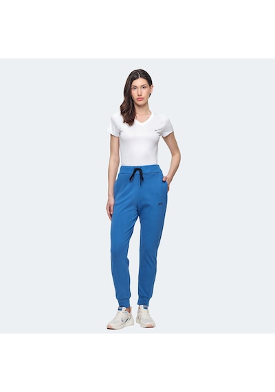 Slazenger VETERAN RBN Kadın Cepli Indigo Eşofman Altı