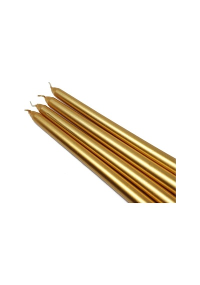 Mum Gold Varaklı 6'lı Altın Sarısı Ince Uzun Doğum Günü Parti Süs