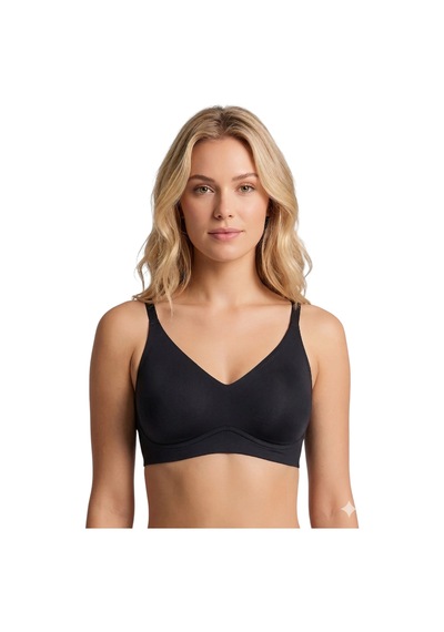 New Bra 6701-kadın Desteksiz B Cup Hayalet Sutyen Siyah