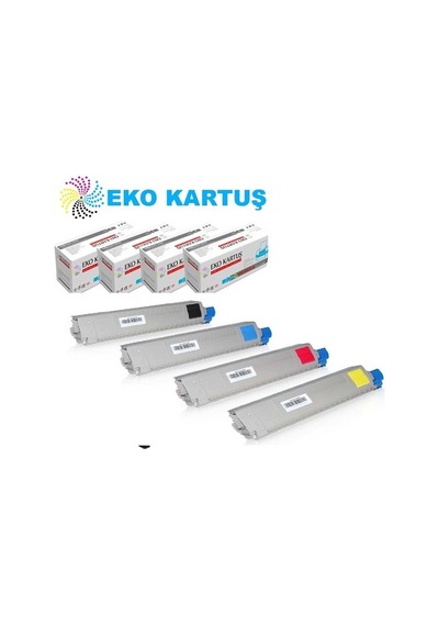 Eko Kartuş Oki C831N Uyumlu Cmky Set Toner,