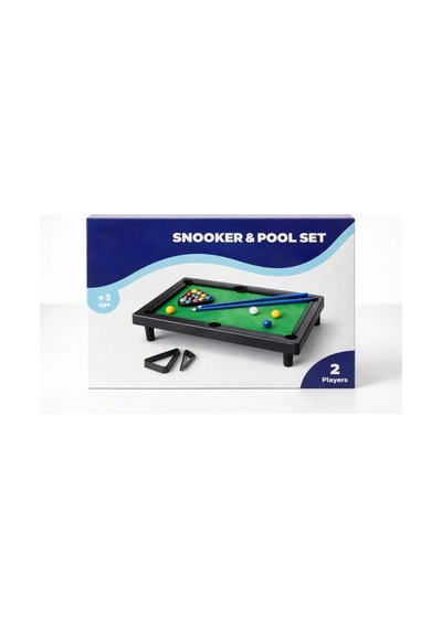 12 Toplu 2 Istakalı Taşınabilir 47,5cm Eğitici Bilardo Ve Masası Eğitici Spor Oyuncağı
