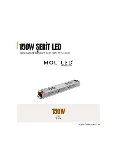 Molled Full Power Serisi 150w 24v Slim Led Driver - Mol2632