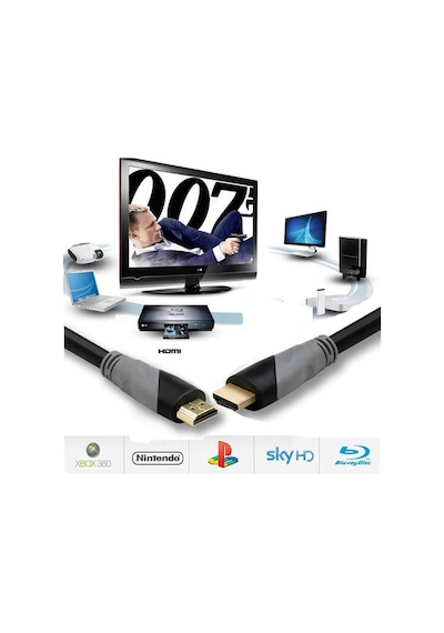 Hdmi Kablosu 4K 60Hz 19+1 Kablo 5M Metre 18Gbps 2160P