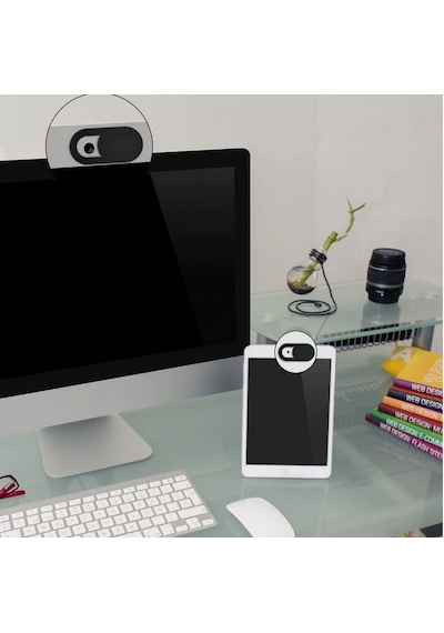 Ayex Web Kamerası Kapağı, Webcam Cover, Notebook, Laptop, Apple Uyumlu MacBook Telefon, Tablet İçin Kamera Kapatıcı, Gizleyici ( 3 Adet)