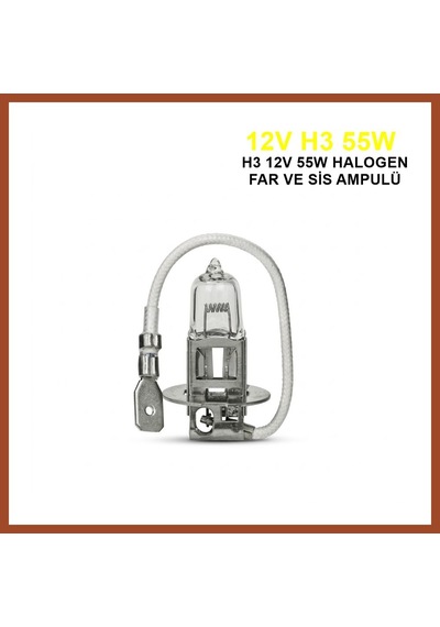 Bezos Trifa H3 Halojen Far Ampülü 12v 55watt Sarı Pro