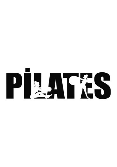 Pilates Spor Dekoratif Duvar Dekor Sticker 105 X 40 Cm