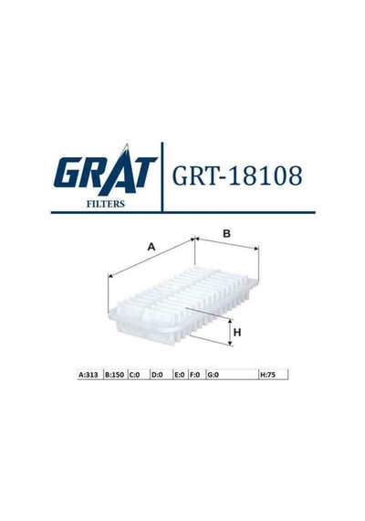 178010n020 Fıltre Hava- Toyota: Yarıs "1.4 D4d" 06 11 Yarıs "1.4 D4d" 12 Rav4 "2.0 D4 Grt-18108-mar