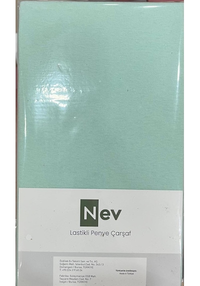 Özdilek Nev Marka Lastikli Fitted Penye Çarşaf 100x200 + 30 Cm Yükseklik 30 Cm Su Yeşili Çok Renkli Özdilek Nev Marka Lastikli Fitted Penye Çarşaf 100x200 + 30 Cm Yükseklik 30 Cm Su Yeşili Çok Renkli