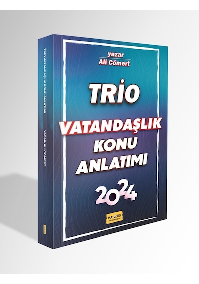 Makro Kitabevi 2024 Kpss Vatandaşlık Trio Konu Anlatımı - Ali Cömert Makro Kitabevi