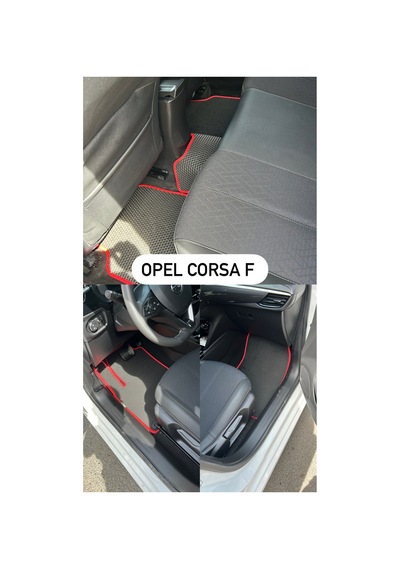 Opel Corsa F Kasa Eva Akıllı Oto Paspas Siyah