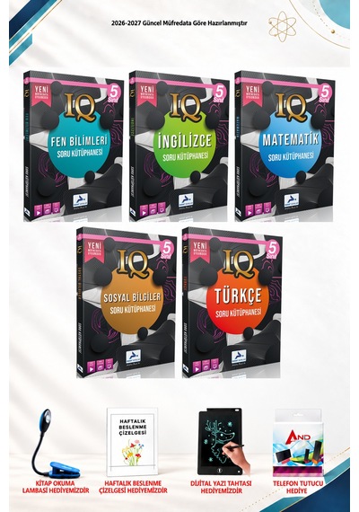 2026-2027 Paraf Yayınları 5. Sınıf 5 Kitap Seti - Fen Bilimleri, İngilizce Ve Diğer Dersler