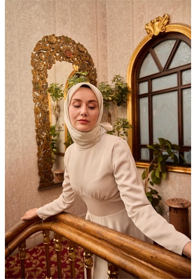 Silk Home Monogram Pamuk İpek Eşarp 130001-13 Gümüş