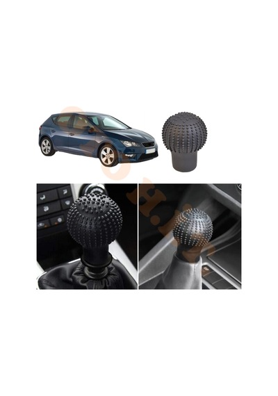 Seat Leon Mk3 Manuel Uyumlu Vites Kılıfı Masajlı Mat Siyah