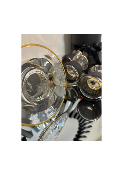6 Kişilik 12 Parça Yaldızlı Black Çay Takımı, İrem Çay Seti, 6 Adet İrem Çay Bardağı Ve 6 Adet Çay Tabağı Siyah-gold 6 Kişilik 12 Parça Yaldızlı Black Çay Takımı, İrem Çay Seti, 6 Adet İrem Çay Bardağı Ve 6 Adet Çay Tabağı Siyah-gold