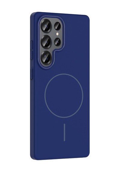 Galaxy Uyumlu S25 Ultra Kılıf İnce Magsafe Kamera Yükseltili Yumuşak Silikon Pazarplus Siyah