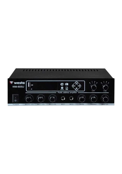 WESTA WM-605U 100W 2 Zone Mikser Amfi