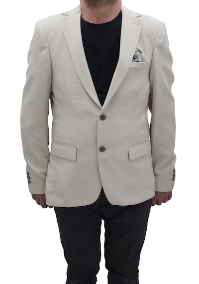 Twenhil Dmctekstil Erkek Ckt-200 Düz Klasik Kesim Normal Kalıp Çift Düğme Blazer Ceket Krem Twenhil Dmctekstil Erkek Ckt-200 Düz Klasik Kesim Normal Kalıp Çift Düğme Blazer Ceket Krem