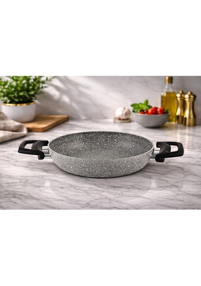Diez 22 Cm Granit Ezme Sahan GriYanmaz Yapışmaz