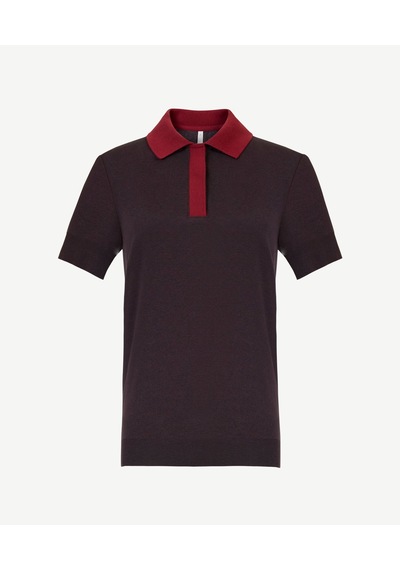 Yargıcı Regular Polo Yaka Kısa Kol Kazak 26kktr2134x 003 Kahverengi