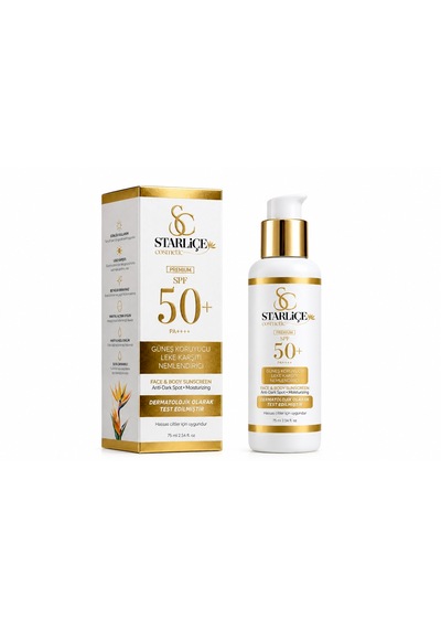 Starliçe Leke Karşıtı Nemlendirici ve Koruyucu Güneş Kremi SPF50+ 75 ML