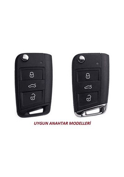 Volkswagen Polo Uyumlu Golf Uyumlu7 Passat Uyumlu Tiguan Silikon Anahtar Kılıf Seti
