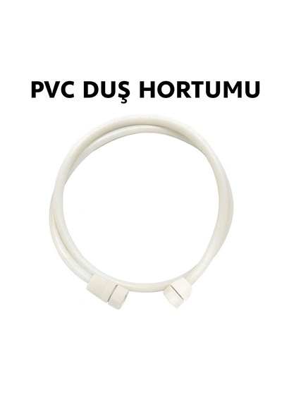 İhlas Elektrikli Şofben Hortumu Pvc 1,5 Metre Dayanıklı Ve Esnek Bağlantı Beyaz