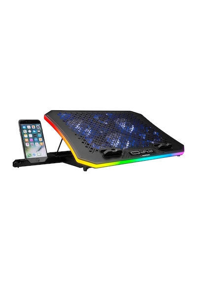 Rampage AD-RC34 Metafor 15" - 17" 6 Fanlı Telefon Tutuculu RGB Laptop Soğutucu