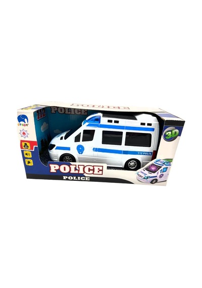 Vardem Oyuncak Çocuklar Için Pilli Işıklı Polis Arabası