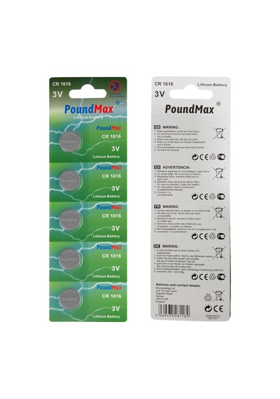 10 Adet 1616 Cr1616 Dl1616 3v Lityum Madeni Para Pil