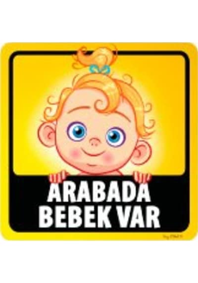 Bob14 Arabada Bebek Var Sticker (Kiz Cocugu)