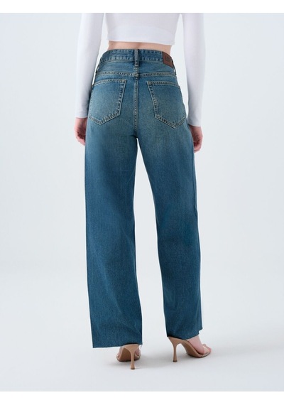 LOFT Wide Leg Regular Fit Kadın Pantolon Lf2039814 Q1.v1 Denim