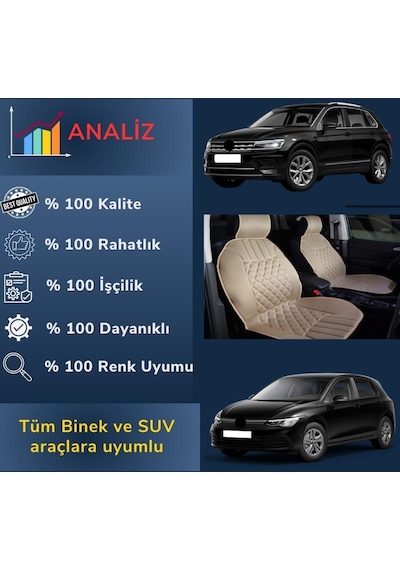 Space Oto Koltuk Minderi, Opel Araçlara Uyumlu 2'li Set Özel Tasarım Minder Premium 001