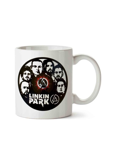Linkin Park 3 İki Tarafı Baskılı Kupa Bardak Çok Renkli