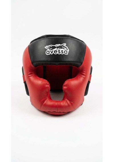 Premium Koruma Spor Aksesuar Kapalı Kask Suni Deri Kırmızı L