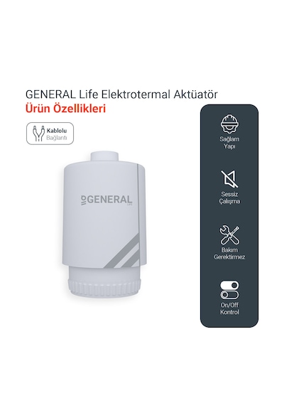 General Life Mitra Ta230 Elektrotermal Aktüatör Vana Motoru 230v