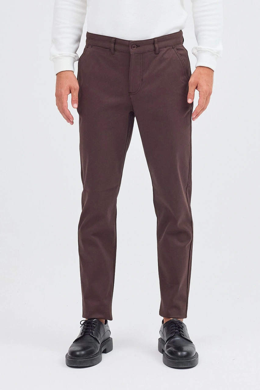 İmza Sütlü Kahverengi Yan Cep Düz Paça Pamuklu Slim Fit Chino Casual Pantolon 1003255155 - Sütlü Kahverengi İmza Sütlü Kahverengi Yan Cep Düz Paça Pamuklu Slim Fit Chino Casual Pantolon 1003255155 - Sütlü Kahverengi