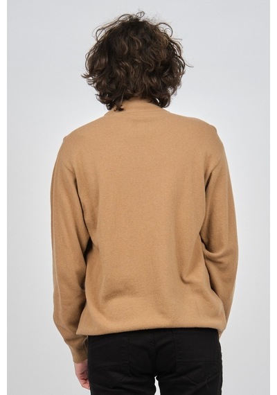 Ida Erkek Lambswool Yarım Balıkçı Kazak 0593161 Camel Camel