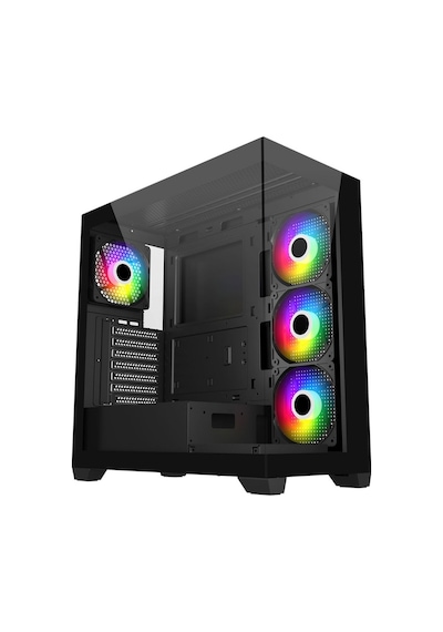 Fsp M340 1000w 80+ Gen5 4x120mm Argb Fan Temperli Cam Usb 3.0 Atx Akak0fsp0019