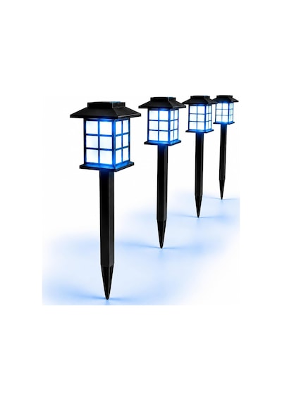 Tr Tech Hlyos 2 Adet 5w Solar Bahçe Lambası 38 Cm, Güneş Enerjili Dekoratif Dış Mekan Aydınlatması, Su Geçirmez