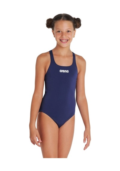 Arena Girls Team Swimsuit Swim Pro Solid Çocuk Yüzücü Mayosu 004762750 Lacivert