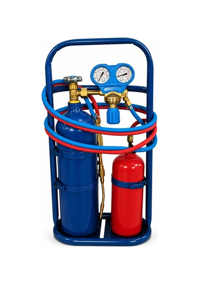 6 Litre Oksijen Kaynak Seti Lacivert