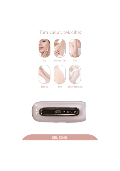 Sinbo Sel-6048 Ipl Lazer Epilasyon Cihazı Acısız Kalıcı Epilasyon - Purple